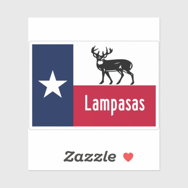 Lampasas Texas Sticker (Sheet)