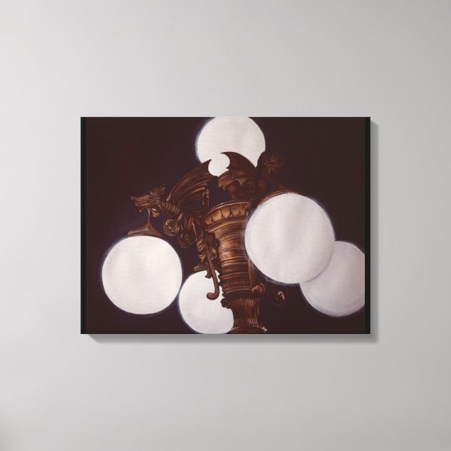 Lamplight From Demons Canvas Print (Front)