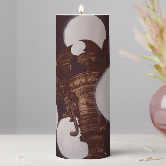 Lamplight from Demons Pillar Candle (In Situ)