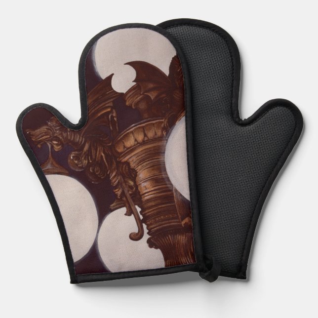 Lamplight from Demon's Wings Oven Mitt (Front/Back)