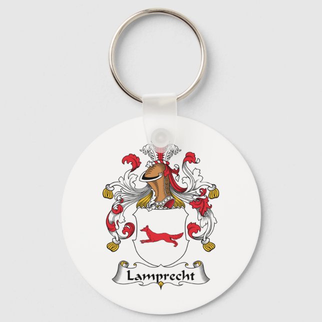Lamprecht Family Crest Keychain (Front)