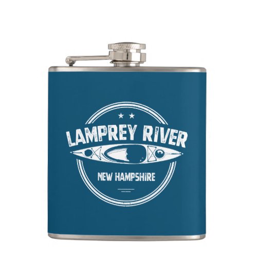 Lamprey River New Hampshire Kayaking Flask