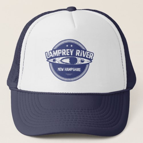 Lamprey River New Hampshire Kayaking Trucker Hat