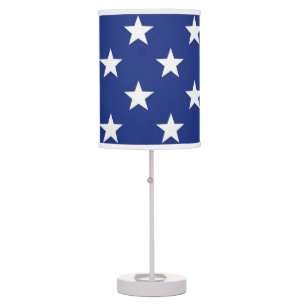 Lamps - Blue Background White Stars