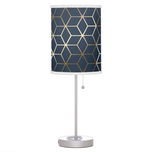 Lamps _ Geometric Silver and BlueGrey