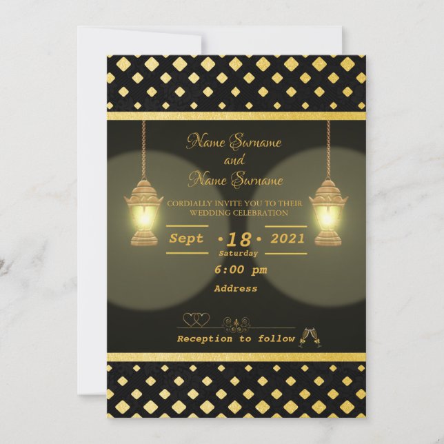 Lamps Invitation (Front)