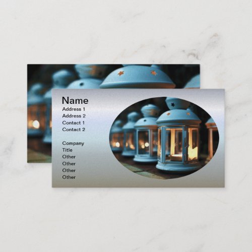 Lamps Lanterns and Candles Business Card