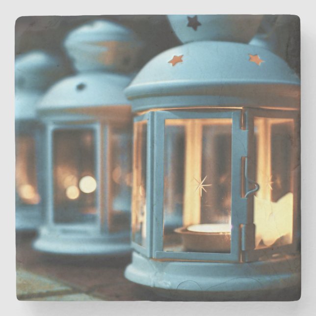 Lamps, Lanterns, and Candles Stone Coaster (Front)