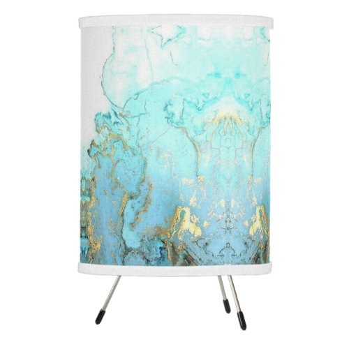 Lamps  Shades _ Gold Teal Faux Marble Effect
