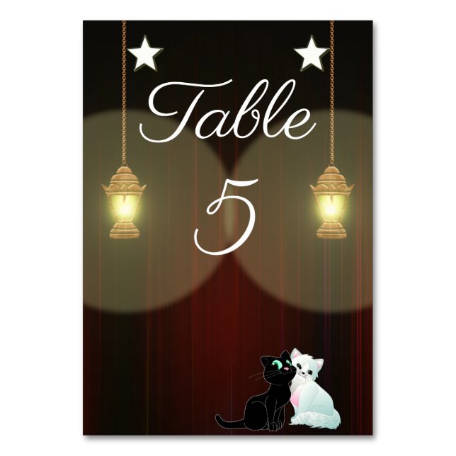 Lamps Table Number (Front)