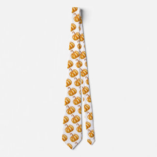 Lamtern, Yellow Pumpkin  Neck Tie