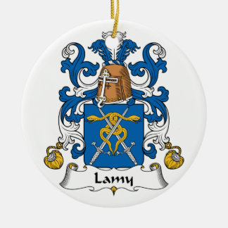 Lamy Family Crest Ceramic Ornament