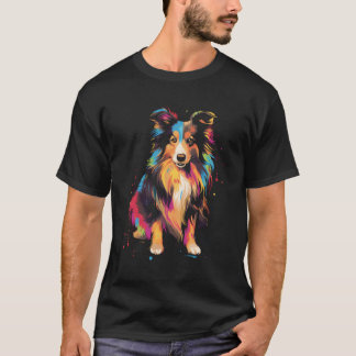 Lan Hair Collie T-Shirt