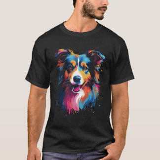Lan Hair Collie T-Shirt