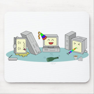 Lan Party Computer Gaming Geeky Mouse Pad