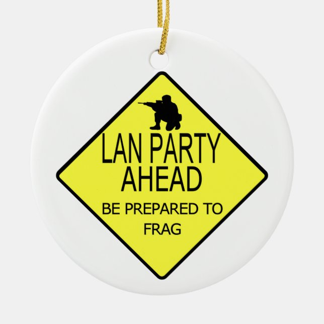 Lan Party Ornament (Front)