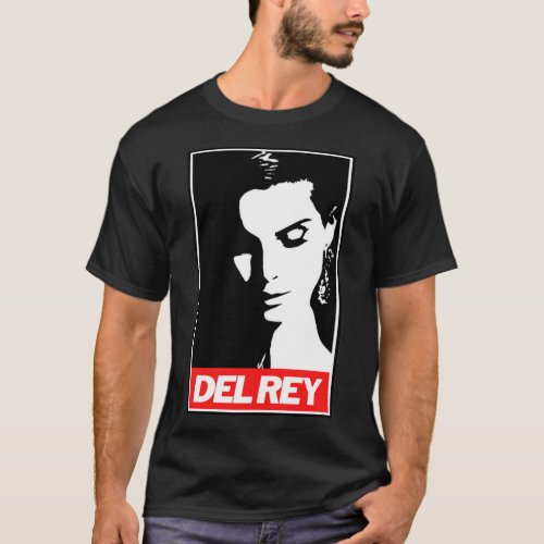 Lana Del Rey _ Obey Classic T_Shirt