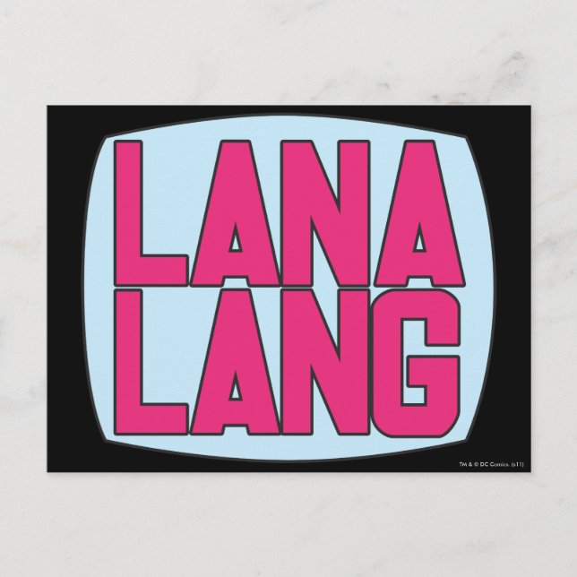 Lana Lang Logo Postcard (Front)
