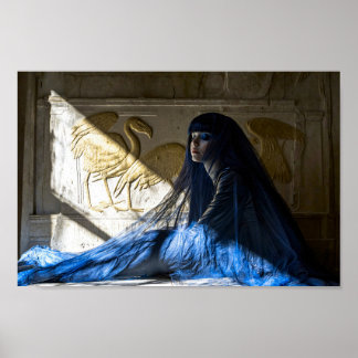LanaDeArta AI Fashion Photo. Egypt style Poster