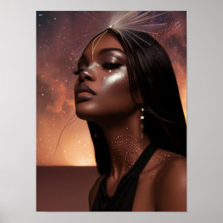 LanaDeArta Stylish Concept Fashion Girl Photo  Poster