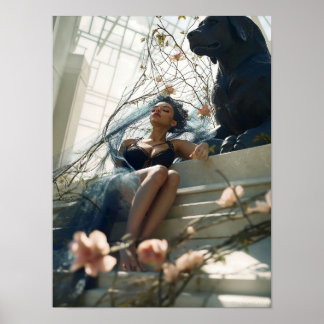 LanaDeArta Stylish Concept Fashion Girl Photo Poster
