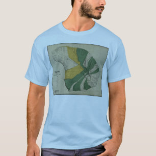 Lanai, 1878, Vintage Hawaii Map T-Shirt