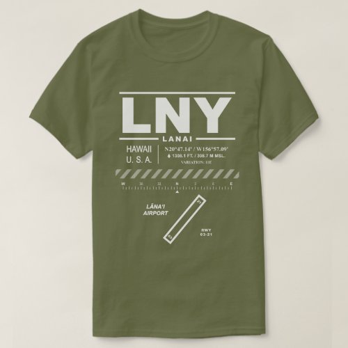 Lanai Airport LNY T_Shirt