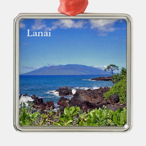 Lanai from Maui Metal Ornament