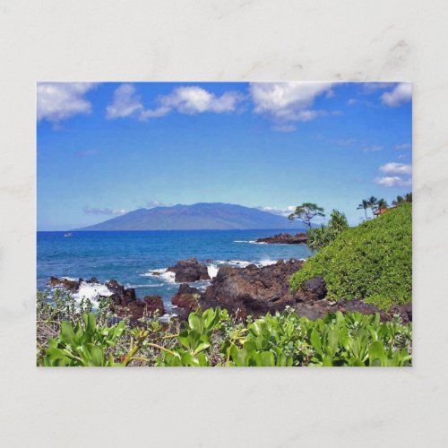 Lanai from Maui Postcard
