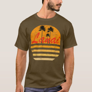 Lanai Hawaii Vintage Retro70s Throwback Surf Tee 
