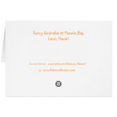 Lanai Sunny Umbrella, Manele Bay, Hawaii (Back Horizontal)