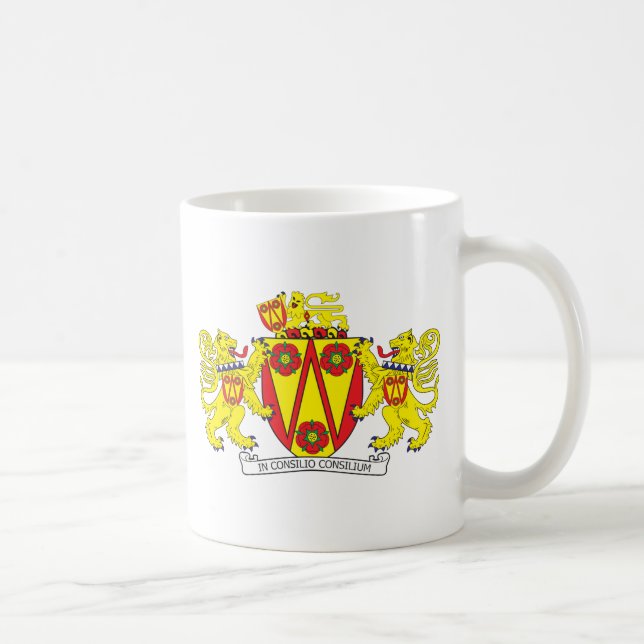Lancashire Coat of Arms Coffee Mug (Right)