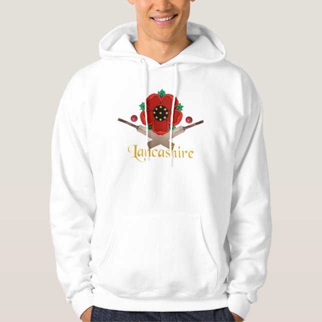 Lancashire County Cricket Hoodie (Front)