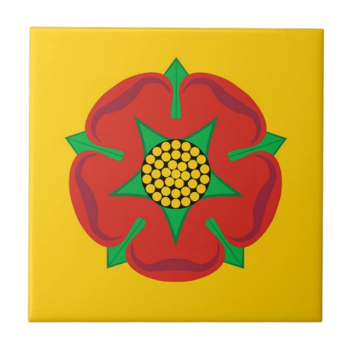 Lancashire County Flag symbol united kingdom Brita Ceramic Tile