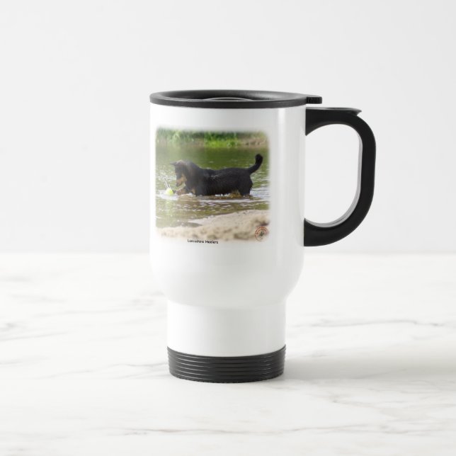 Lancashire Heeler 9R056D-333 Travel Mug (Right)