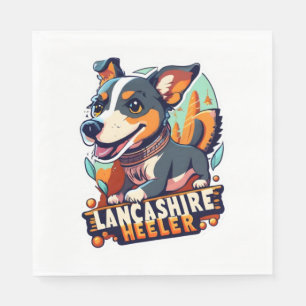 Lancashire Heeler   Napkins