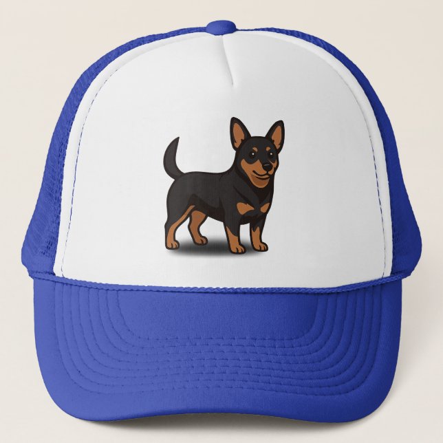 Lancashire Heeler Small But Mighty Trucker Hat (Front)