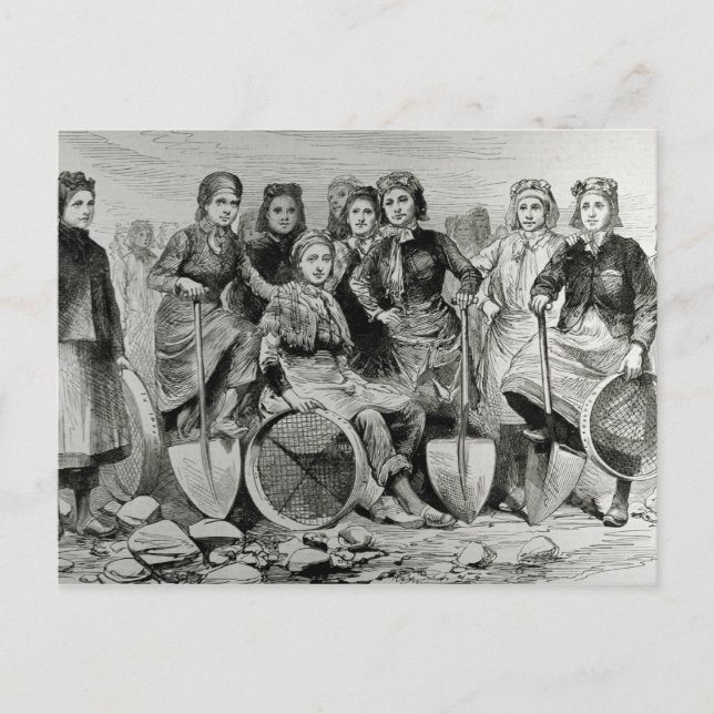 Lancashire Pit-Brow Women Postcard (Front)