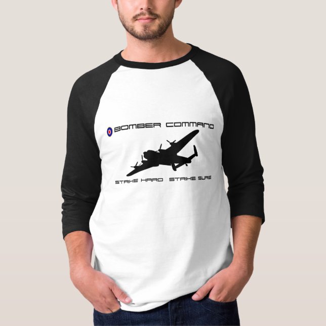 Lancaster Bomber - Bomber Command T-Shirt (Front)