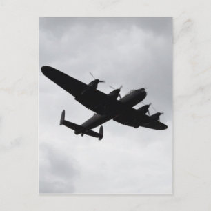 Lancaster Bomber Landing Postcard