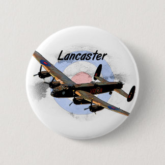 Lancaster Bomber Pinback Button