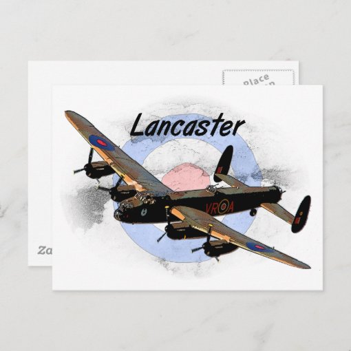 Lancaster Bomber Postcard | Zazzle