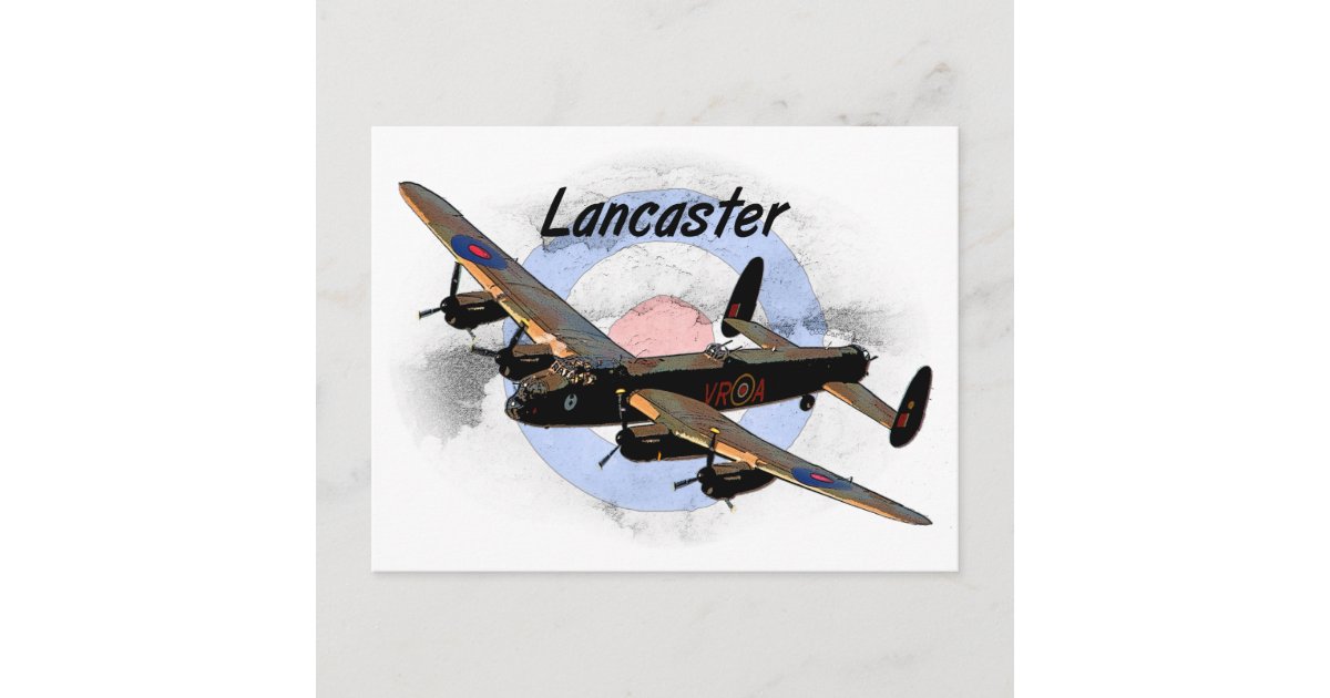 Lancaster Bomber Postcard | Zazzle