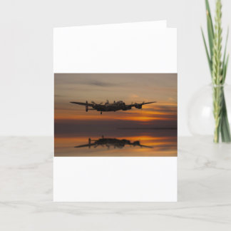lancaster Bomber the home stretch Card
