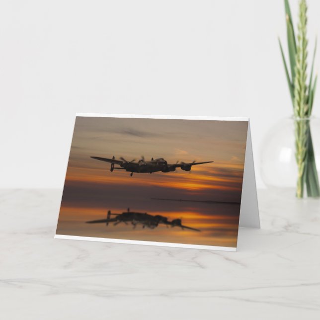 lancaster Bomber the home stretch Card (Front)
