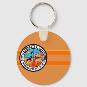 Lancaster (California) City flag Keychain