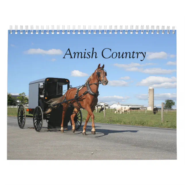 Lancaster County Amish Calendar | Zazzle