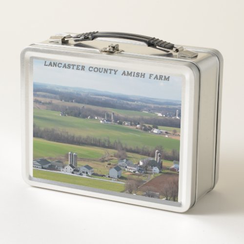 Lancaster County Amish Farm  School Lunchbox 