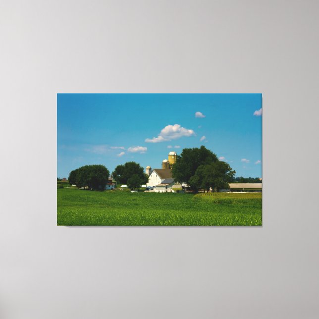 Lancaster County Farm Canvas Print (Front)