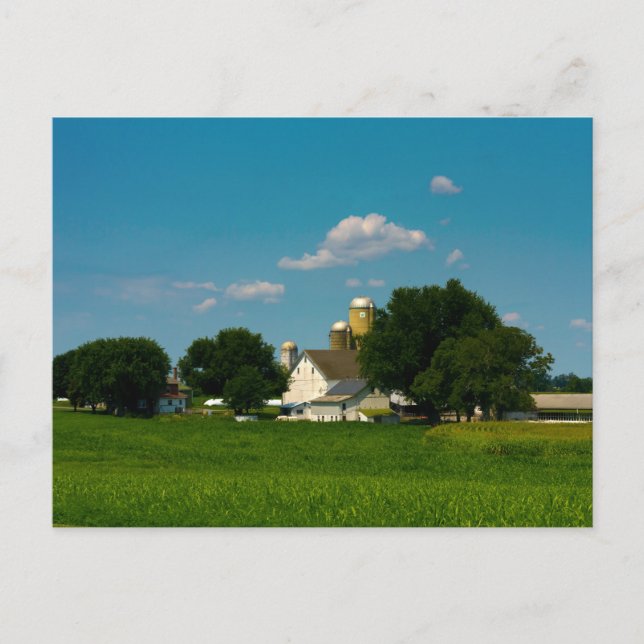Lancaster County Farm Postcard (Front)